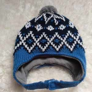 Carter's boys 2-4t Velcro knit winter hat